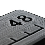 SeaDek 48" Routed Ruler 6mm Brushed Texture Storm Grey/Black 53584-80066 Marine