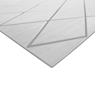 SeaDek 40"x80" 6mm Two Color Diamond Sheet Brushed Texture Cool Grey/Storm Grey 56411-80069