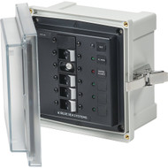 Blue Sea 3128 SMS Panel Enclosure ELCI 30A & 3 Branch 15A 120V AC  Boat Marine