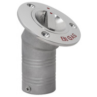 Whitecap EPA Pull-UP Deck Fill 30deg Angled 1-1/2" Gas 6123AEPA Boat Marine