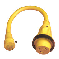 Marinco Pigtail Adapter Plus 30A Female To 15A Male 104SPP Boat Sailboat Marine