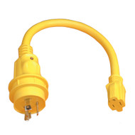 Marinco Pigtail Adapter 15A Female to 30A Male 105SPP Boat Sailboat Marine