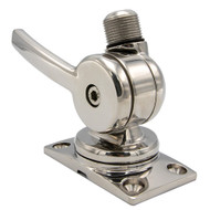 Shakespeare 6187 Sleek Compact Stainle Steel Rotatable 4-Way Ratchet Mount 6187