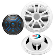 Boss Audio MG150W.6 Kit w/MGR150B & 2 MR6W Speakers MG150W.6 Boat Sailboat Marine