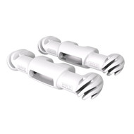 Snubber FENDER White Pair for all Handrails chain rope bar S51208 Boat Marine