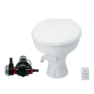 Johnson Pump AquaT Toilet Silent Electric Comfort 12V w/Pump 80-47232-01 Marine