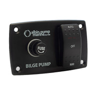 Albin Group 3-Way Bilge Pump Panel Switch 12/24V OFF-ON-Automatic 01-66-027 Boat