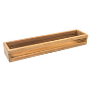 Whitecap Teak Stow Rack 1-7/8"Hx13.5"Wx3"D holder wallet-key shower caddy 62526