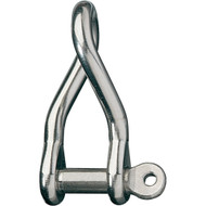 Ronstan Twisted Shackle 3/8" Pin 2-1/8"Lx5/8"W RF631 Boat Sailboat Marine