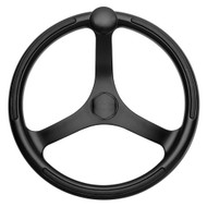 Schmitt Marine Primus Steering Wheel 13.5" Black 3/4" Shaft Finger Grips Black