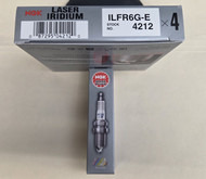4PACK Spark Plug NGK ILFR6GE Laser 4212 Iridium Mercury Verado 135-275 889246Q39
