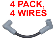 4 PACK Spark Plug Wire 6" LONG for Johnson Evinrude 120-125-130-135-140HP outboard