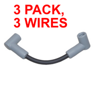 3 PACK Spark Plug Wire 6" LONG for Johnson Evinrude 60-65-70-75HP outboard