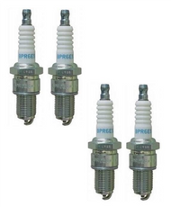 4PACK Spark Plug NGK BPR6ES Mercruiser 496-525EFI-600SCi Suzuki DF60-70HP 5030600