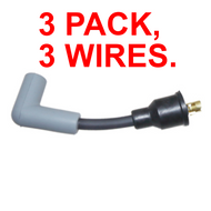 3PACK Mercury Force 45-50-60-65-75-90-100-115-125 Wire 5" Spark Plug 84-813715A9