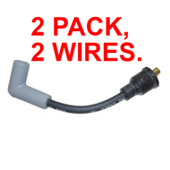 2 PACK Mercury Force 30 to 125-135-150 Wire 7" Spark Plug 821945A28 813706A28