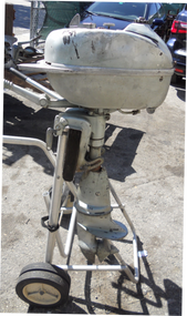 1946 Johnson 5HP Sea Horse Outboard Engine Motor 2 Stroke Vintage turns