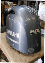 Yamaha F200XCA Engine Motor Top Cowling 6DA-42610-02-00 Top cover LOCAL PICK UP!