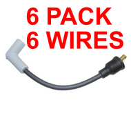 6 PACK Mercury 135-150-175-200 Wire 9" Spark Plug-Coil 813715A1 90816A25 93475A25