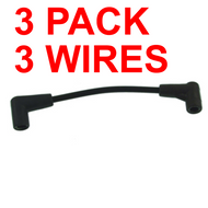 3 PACK 3WIRE Mercury 30-40-50-60 EFI 4Stroke Spark Plug Wire 84-881908T CDM Coil