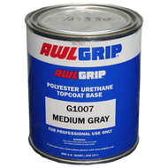 Awlgrip Topcoat Premium Polyester Urethane Medium Gray QUART G1007 /1QTUS