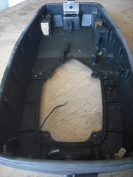 Force 40-50 Lower Engine Cover 820186 of Force of 40HP 1997 Cowling Outboard
