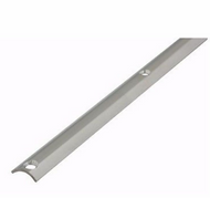Taco Metal S11-4511P12 Precut Hollow Back Rub Rail 3/4"x6'+6' Stainless Steel