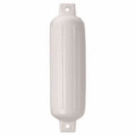 Polyform White 4.5" x 15.5" Vinyl Fender With Molded-in ribs G-2 WHITE
