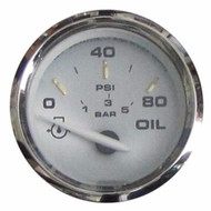 Faria Kronos 19002 Oil Pressure Gauge 80 PSI  Boat Inboard Outboard UNIVERSAL