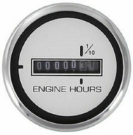 Sierra 65497P Lido Hourmeter 10000 hrs Gauge 2" Hole Boat Marine RV 12Volts