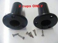 JIF Marine PAIR EFD Mounting Cup ASC-CUP for Folding Pontoon Ladder ASC-4 & 5 MD