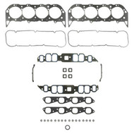Mercruiser 7.4L V8 GM Gasket Head Set Rectang Intake Port 1996-2000 Felpro 17205