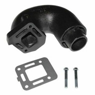 Mercruiser 4 Cyl 2.5-3.0L Exhaust Elbow 1 Piece BARR Rep Elbow w/Adapt 12076A1&2