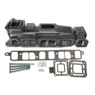 OMC Cobra 4Cyl BARR Exhaust Manifold w Rochest Carb 984054 980460 980957 982490