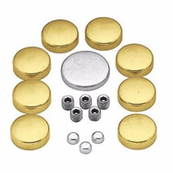 OMC 5.0L 5.7L V8 GM Freeze Plug Kit Brass 18-56481