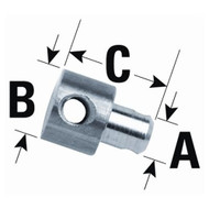 SeaStar Pivot for 33C Series, A: 1/4", B: 7/16", C: 5/8" 031029 MD