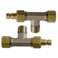 2PACK Teleflex SeaStar HF-5520 Horizontal Bleeder Tee Horiz Steering Cylinder