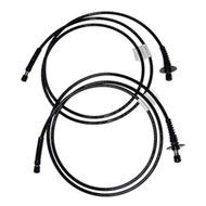 Hose Kit 12ft Silver 1500 PSI Hydraulic Steering with Bend Restrictor SVS12B