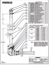 Perko Spare Part Lever Control Assembly Lock Knob 530027 0851SPR022 MD