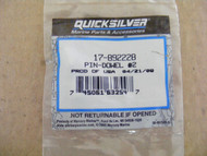New OEM Mercury Quicksilver Pin Dowel Oil Pump-Adaptor Plate-Upper 17-892228