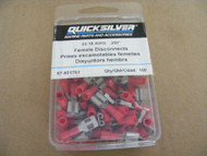 New OEM Mercury QuickSilver Connector Female Tab 22-18 x .250 67-851763 Qty 100