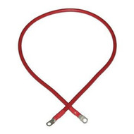 TOHATSU Cable 4awg Red 4' 3/8 Ring SAE Type II Bare Copper Strand 4R48