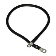Battery Cable 4ga Black 3' 5/16 Ring SAE Type II Bare Copper Strand