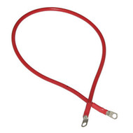 Inboard Outboard Battery Cable 4 Red 3''or 36' AWG 3/8 Ring Bare Copper Boat