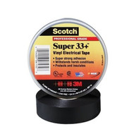 3M Marine 06133 Electrical Tape3/4" Super 33+ Plus Scotch Vinyl Plastic Black