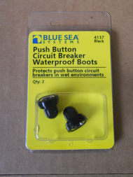 Blue Sea Systems Electrical Push Button Reset Boot BLACK 4137 UV resistant MD