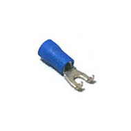 100 Vinyl Insulated Flanged Block Electrical Spades 16-14 AWG #10 BLUE MD