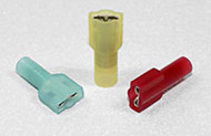 100 Fully Insulated Quick Slides 12-10 AWG YELLOW Female MD