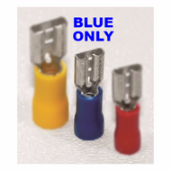 100 Vinyl Insulated Quick Slides 16-14 AWG Connector Female BLUE Electrical MD