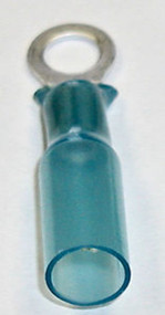25 Electrical Heat Shrink Connectors 16-14 Gauge BLUE #10 Ring MD